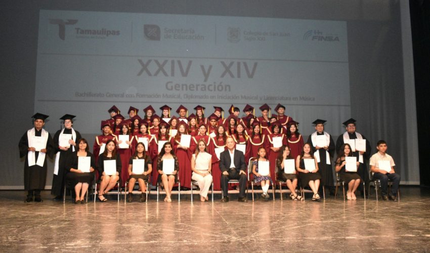 Egresa del Colegio de San Juan Siglo XXI nueva generación de especialistas en música