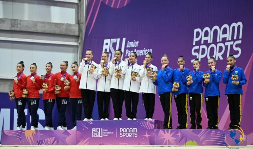 Doble oro y una plata para gimnastas tamaulipecas en Juegos Panamericanos