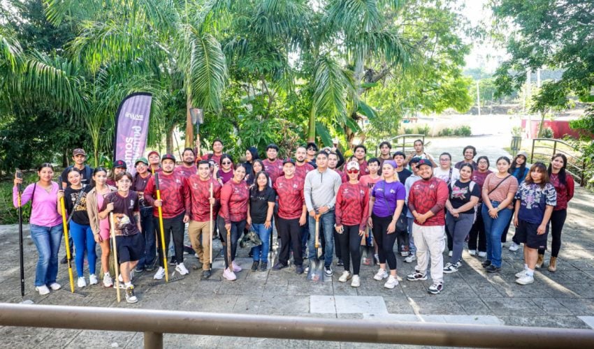 Realiza INJUVE  jornada de Tequios en el Parque de Bienestar “La Loma” de Ciudad Victoria