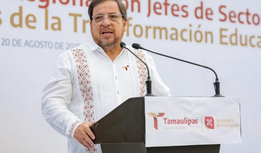 Llega Mario Delgado a inaugurar nuevo CBTis en Reynosa y ampliar la cobertura educativa