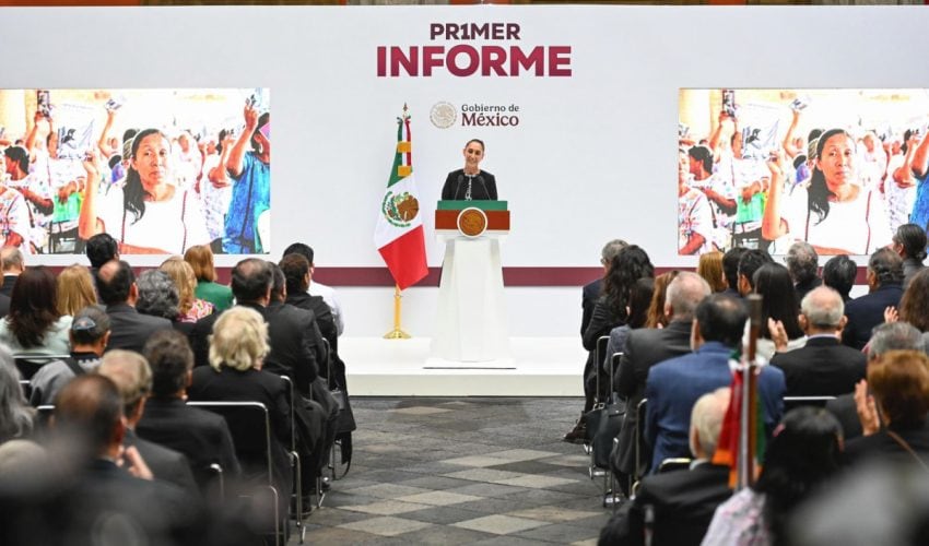 Asiste Américo al Primer Informe de la presidenta Claudia Sheinbaum