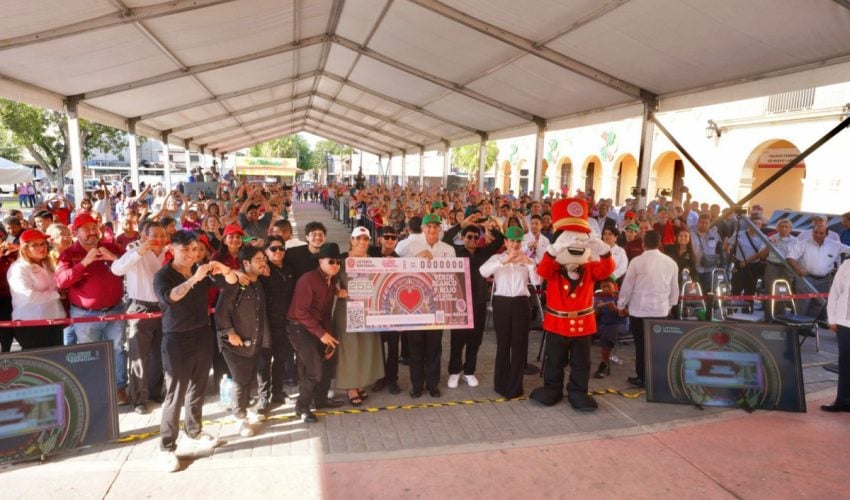 Presentan en Tamaulipas Gran Sorteo Especial “México con M de Migrante”