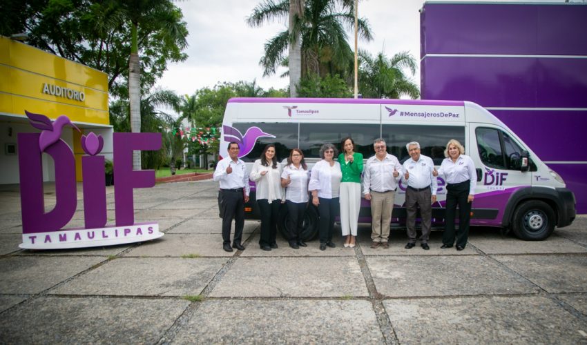 Fortalece DIF Tamaulipas red de transporte adaptado en los 43 municipios
