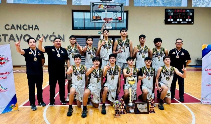 Es Tamaulipas campeón nacional en básquetbol Sub-15