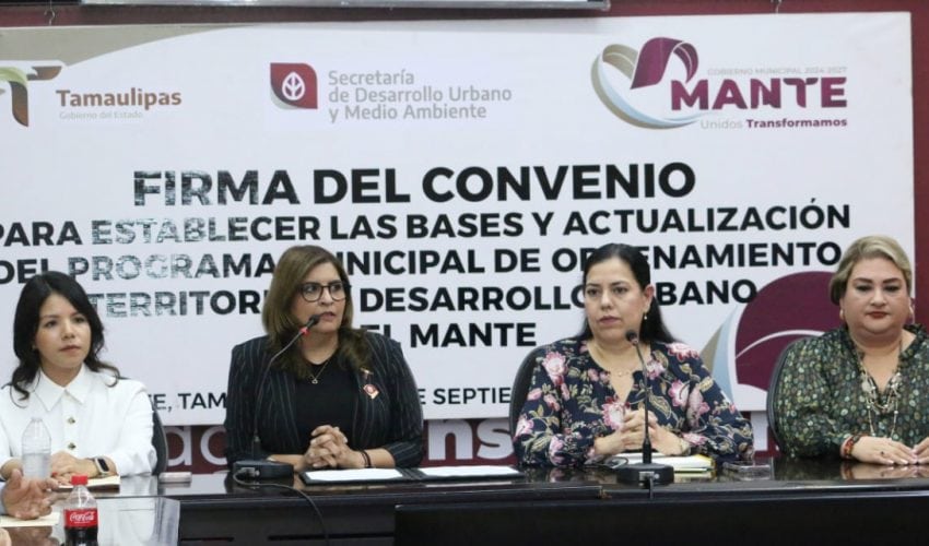 Impulsa SEDUMA planeación urbana con visión de futuro en El Mante