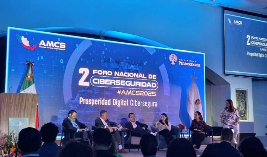 Presente Guardia Estatal Cibernética en Segundo Foro Nacional de Ciberseguridad AMCS 2025