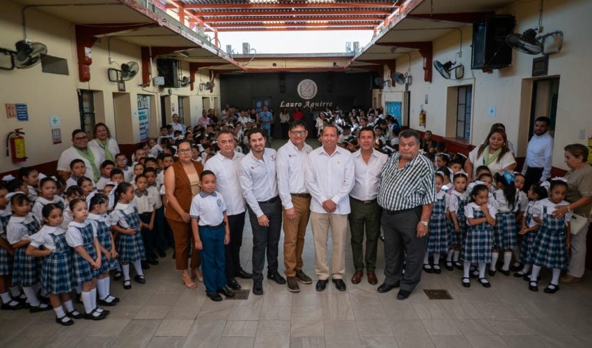 Inaugura titular de la STPS ciclo escolar 2025-2026 en Victoria