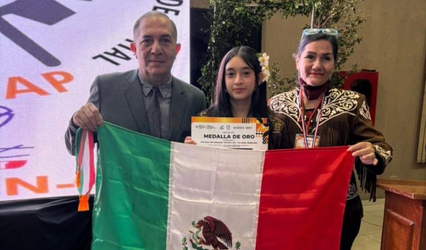 Gana estudiante tamaulipeca medalla de oro en Feria de Ciencias en Paraguay
