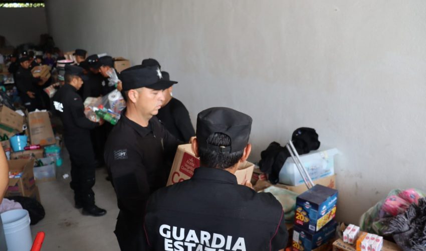 Aporta SSPT más de 10 toneladas de alimentos para familias afectadas por inundaciones en Tamaulipas y Veracruz