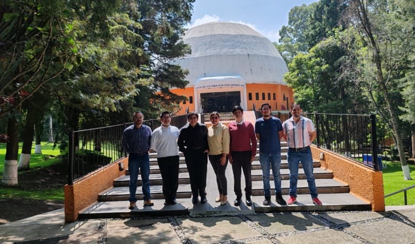 Hacen estancias estudiantes de la UPV en Instituto Nacional de Astrofísica, Óptica y Electrónica