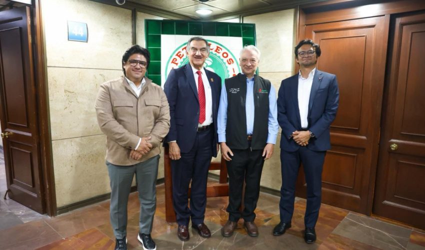 Revisan gobernador Américo Villarreal y director de Pemex proyectos estratégicos para Tamaulipas