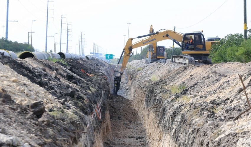 Avanza segunda línea del Acueducto “Guadalupe Victoria” en la capital de Tamaulipas
