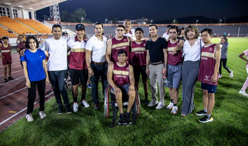 Convive Rommel Pacheco con comunidad deportiva de Tamaulipas