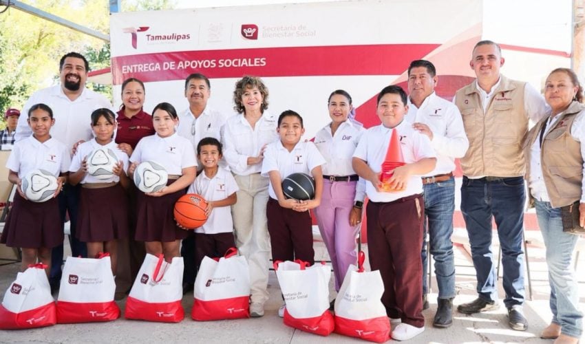 Lleva SEBIEN apoyos sociales a Méndez