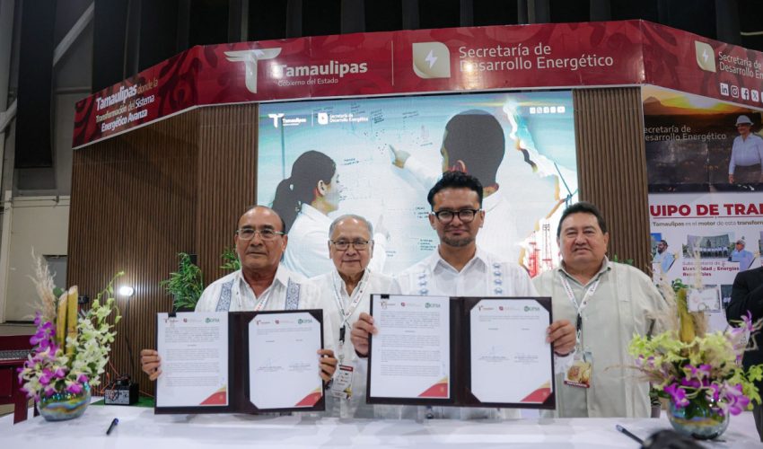 Firman SEDENER y CIPSA convenio para fortalecer desarrollo de actividades en sector de hidrocarburos en Tamaulipas