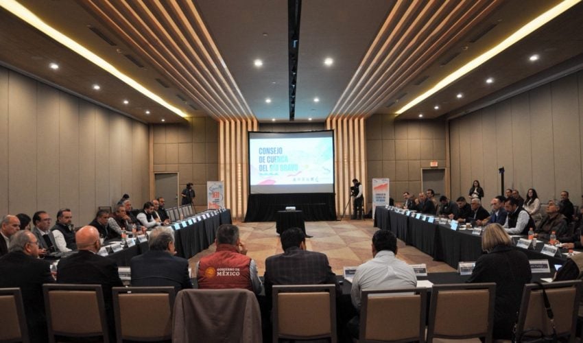 Fortalece Tamaulipas la cooperación interestatal en la gestión del agua durante sesión del Consejo de Cuenca del Río Bravo