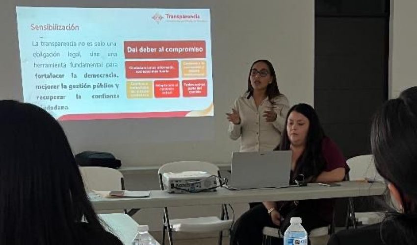 Capacita TPT en materia de transparencia y acceso a información pública a las y los servidores públicos