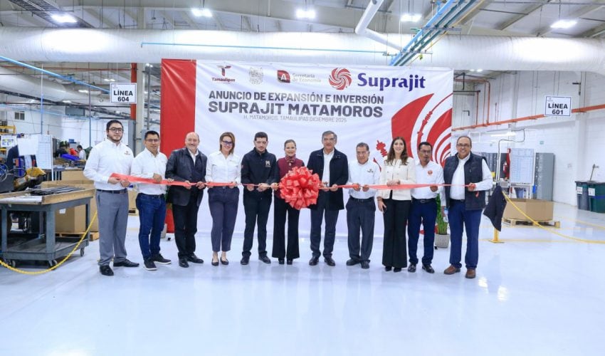 Suprajit México anuncia expansión y creación de 800 nuevos empleos en Matamoros
