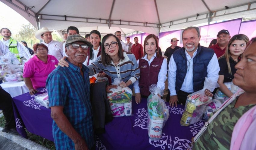 Familias de Gómez Farías reciben la Brigada Transformando Familias del DIF Tamaulipas