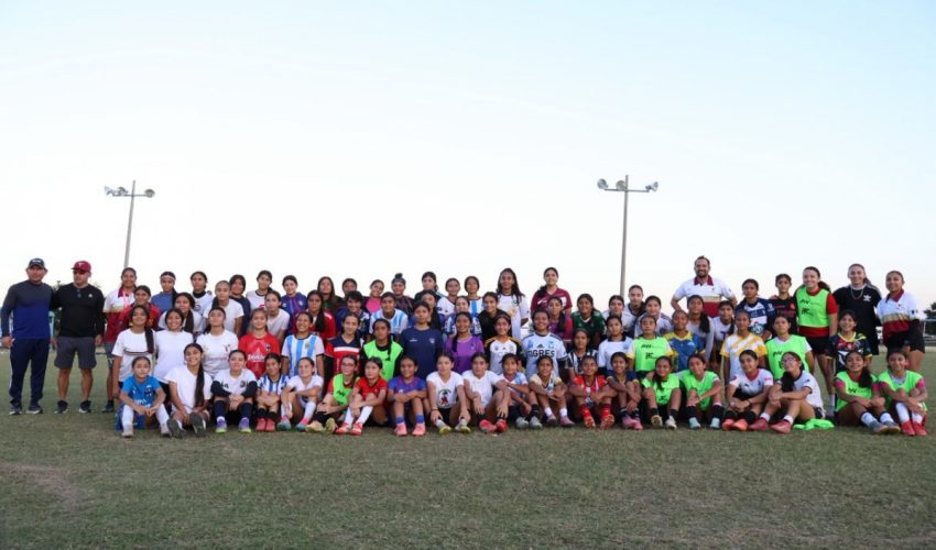 Finaliza INDE Tamaulipas proceso de visorías en futbol femenil rumbo a Olimpiada Nacional 2026