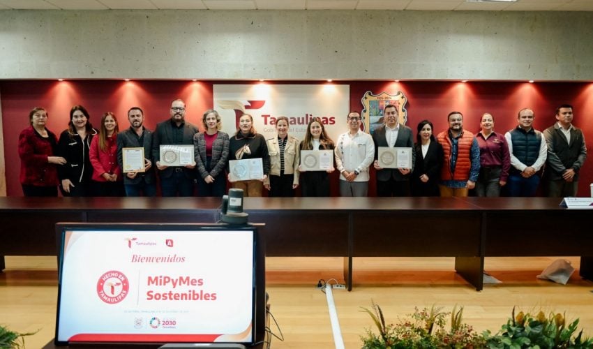 Reconocen a empresas tamaulipecas galardonadas con distintivo “México Muy Mexicano”