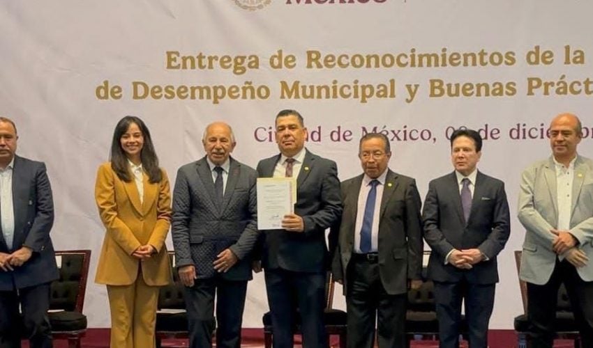 Recibe Tamaulipas reconocimiento del INAFED por implementación de la guía consultiva de desempeño municipal 2025
