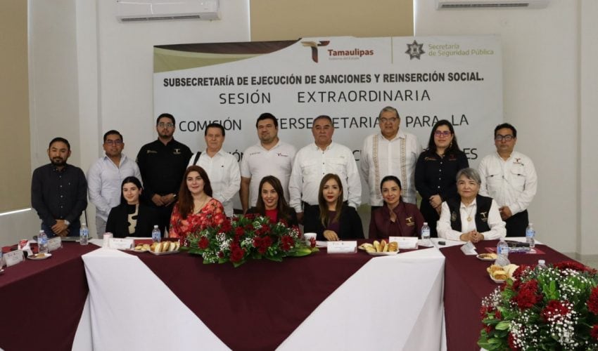 Celebra SSPT sesión extraordinaria de la Comisión Intersecretarial para la Reinserción Social y Servicios Post Penales