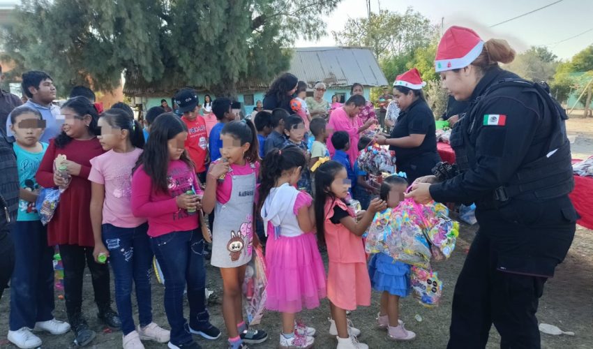 Con juguetes y convivencia, Guardia Estatal impulsa prevención social del delito en San Carlos