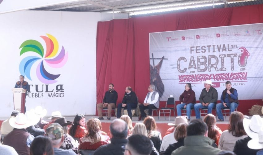 Inaugura Américo Festival del Cabrito en el Pueblo Mágico de Tula