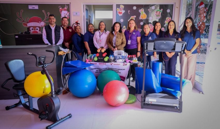 Equipa DIF Tamaulipas Unidades Básicas de Rehabilitación en municipios prioritarios