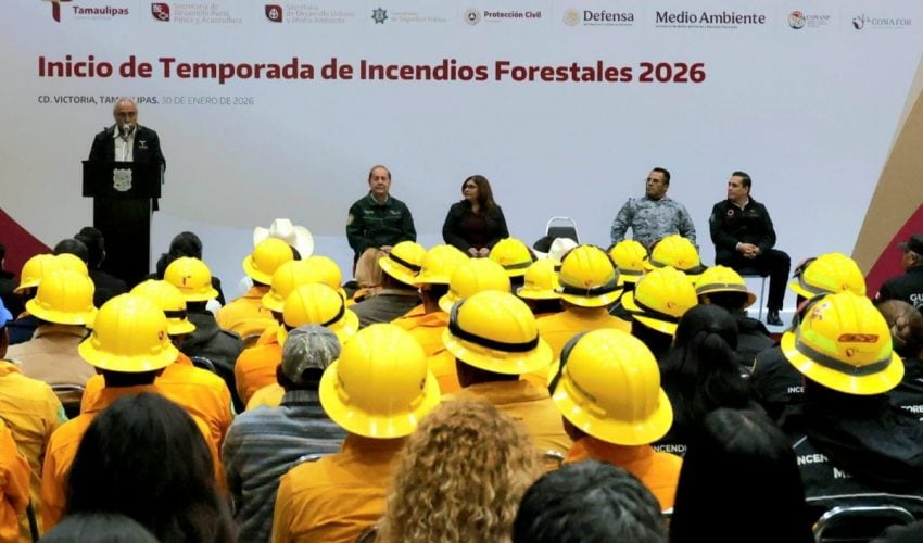 Refuerza Gobierno de Tamaulipas acciones preventivas ante inicio de la Temporada de Incendios Forestales 2026