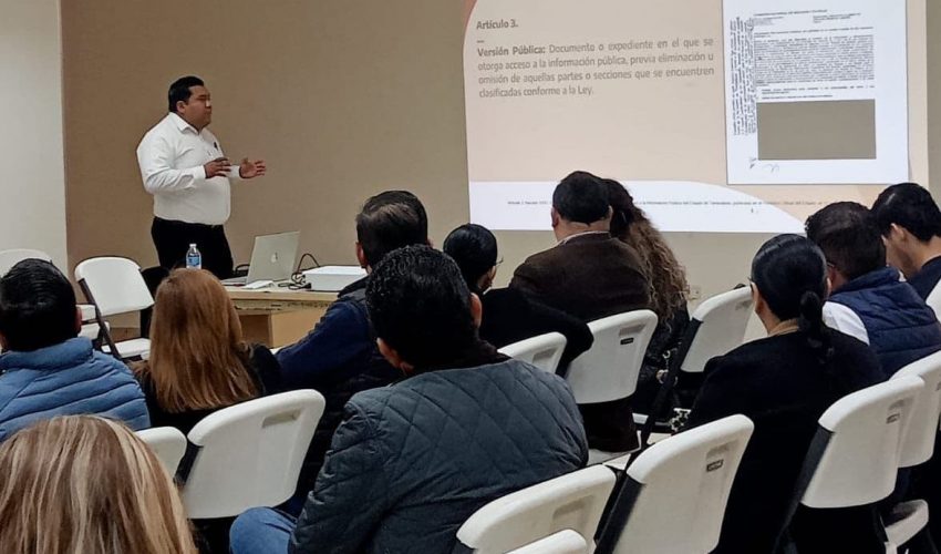 Participa TPT en jornada de capacitaciones en el marco del Día Internacional de la Protección de Datos Personales