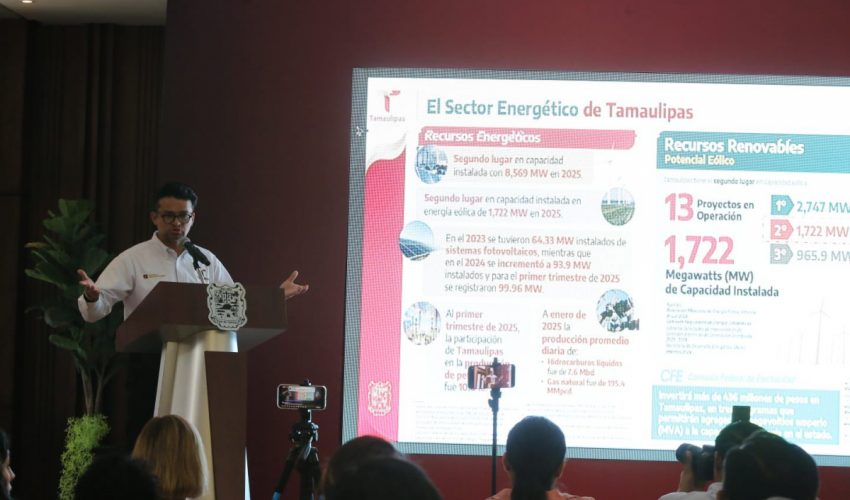 Es Tamaulipas el estado más energético de México