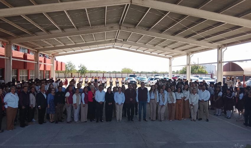 Entrega Gobierno de Tamaulipas obras y mobiliario en la Secundaria Técnica No. 98 de Matamoros
