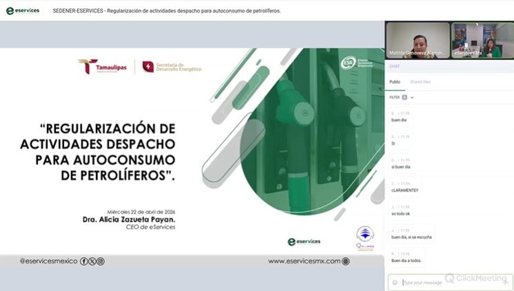 Invita SEDENER a participar en webinars sobre regularización en el sector petrolífero