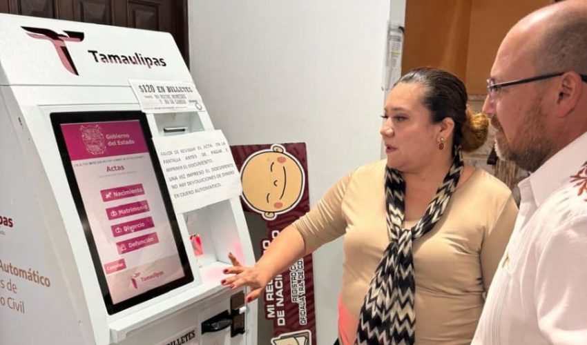 Realiza secretario general de Gobierno recorrido de supervisión en la Oficialía Primera del Registro Civil de Ciudad Madero