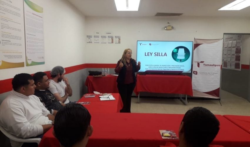 Fortalecen cultura laboral y prevención en empresas de Ciudad Victoria