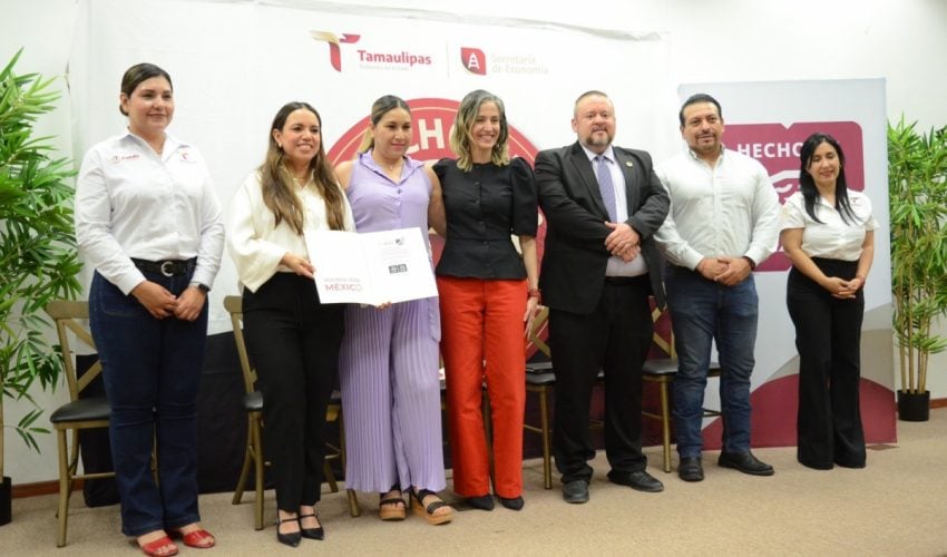 Fortalece UPV emprendimiento entre estudiantes con participación en la ceremonia “Hecho en Tamaulipas” y “Hecho en México”