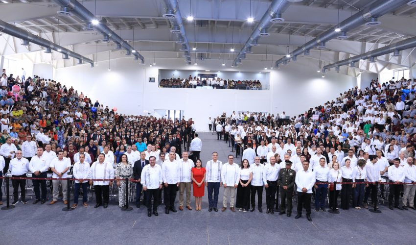 Entrega Américo gimnasio-auditorio al Tec Victoria; inversión fue de 84 mdp