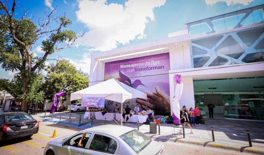 DIF Tamaulipas abre centro de acopio para apoyar a familias afectadas por los sismos en Venezuela