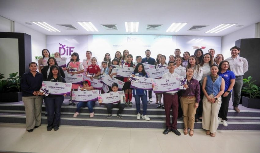 Premia DIF Tamaulipas a los ganadores del Concurso de Dibujo sobre Trabajo Infantil y Elaboración de Cartel