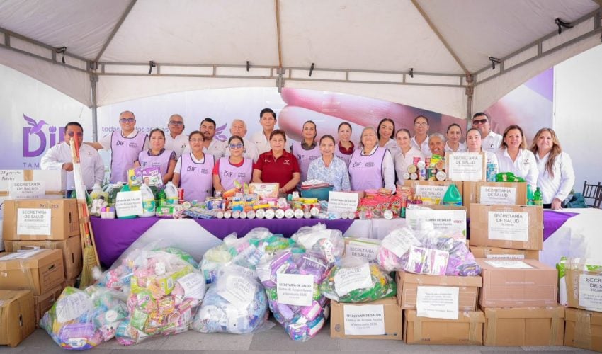 Recolecta DIF Tamaulipas cerca de 15 toneladas de ayuda para familias afectadas por los sismos en Venezuela