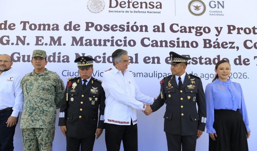 Reconoce Américo labor de la Guardia Nacional en Tamaulipas; atestigua llegada del nuevo coordinador estatal