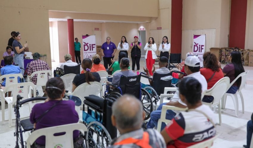 Acerca DIF Tamaulipas apoyos funcionales y de salud a quienes más lo necesitan