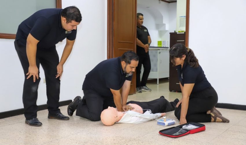 Certifica la SST a la Auditoría Superior del Estado como “Edificio Cardioprotegido”